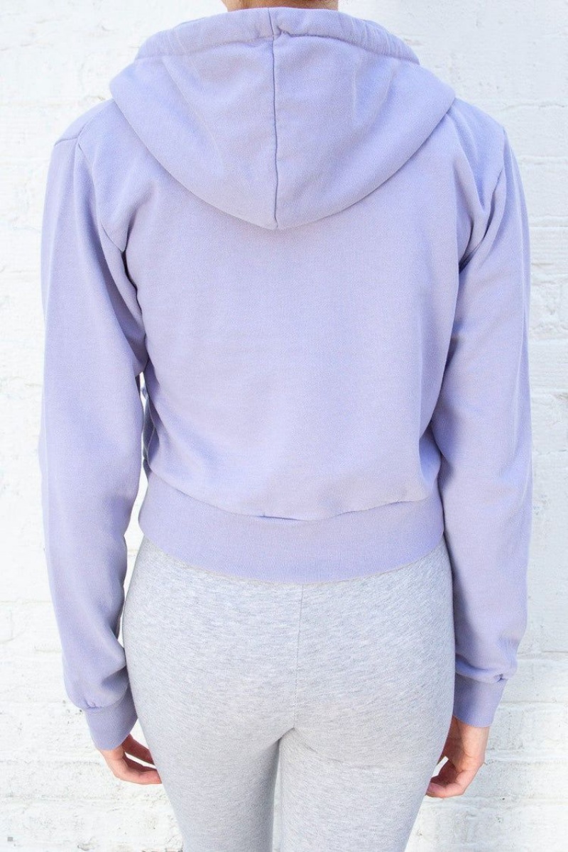 Sweat a Capuche Brandy Melville Crystal Violette | RBS-31949828